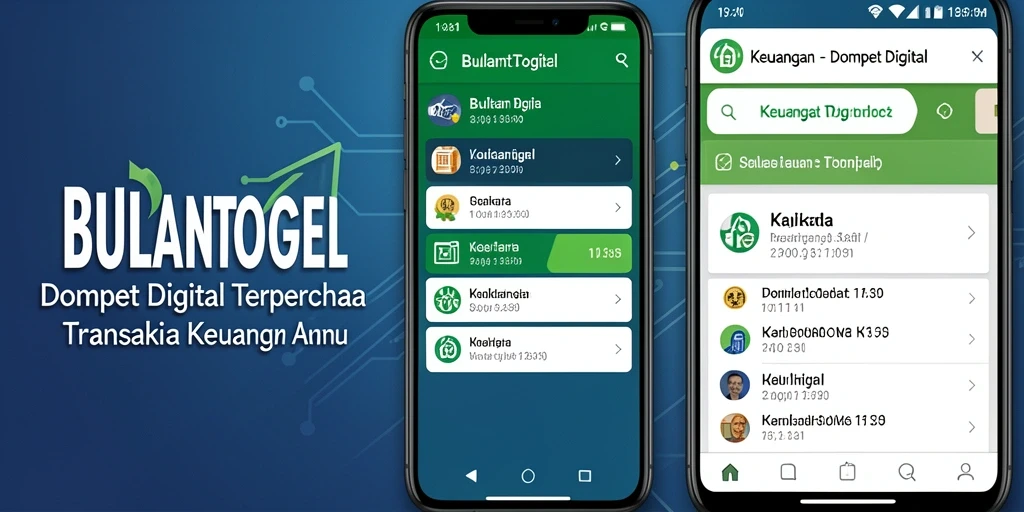 Antarmuka pengguna aplikasi Bulantogel yang modern dan fungsional.